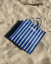 Load image into Gallery viewer, Dos Ombré  - Bengali Bag 075 | Blue Stripe
