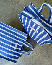 Load image into Gallery viewer, Dos Ombré  - Bengali Bag 075 | Blue Stripe