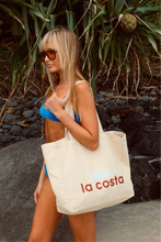 Load image into Gallery viewer, LA COSTA Tote (Choc/Blue) BOND-EYE SWIM X LITTLE PALMA