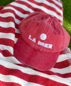 La Mer Cap (Faded Red)