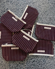 Load image into Gallery viewer, Dos Ombré  - Bengali Clutch | 008 - Choc Pinstripe