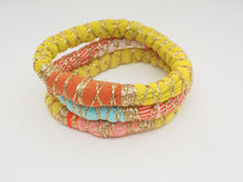 Load image into Gallery viewer, Ruby Phyllis Gossamer Bangles - Trio 5